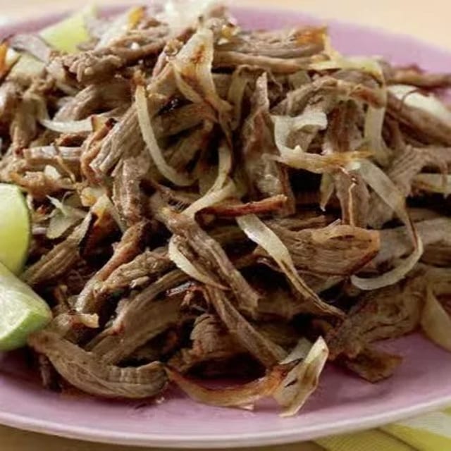 Vaca frita tray.