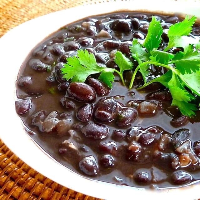 Black beans.