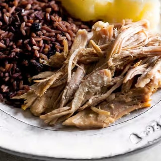 Lunch lechon.
