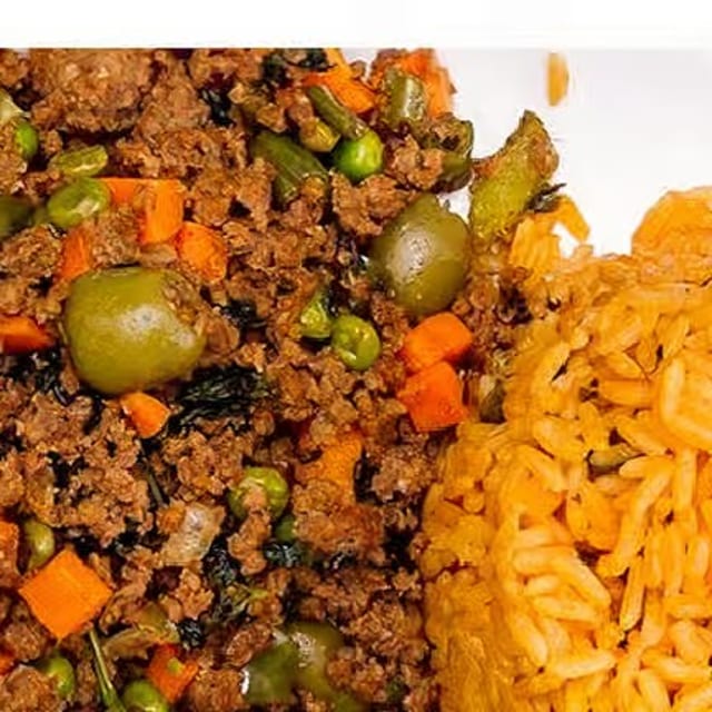 Lunch picadillo.