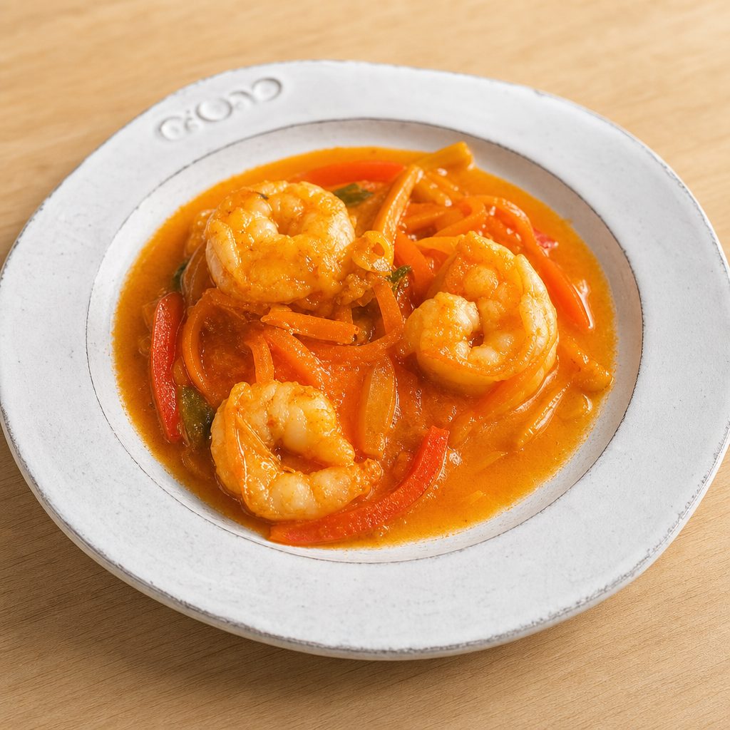 Camarones al ajillo.