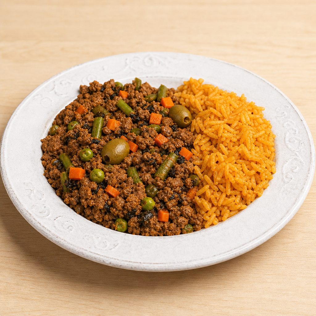 Lunch picadillo.