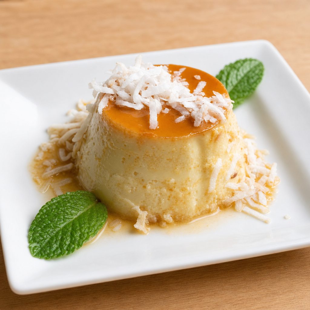 Coconut Flan.