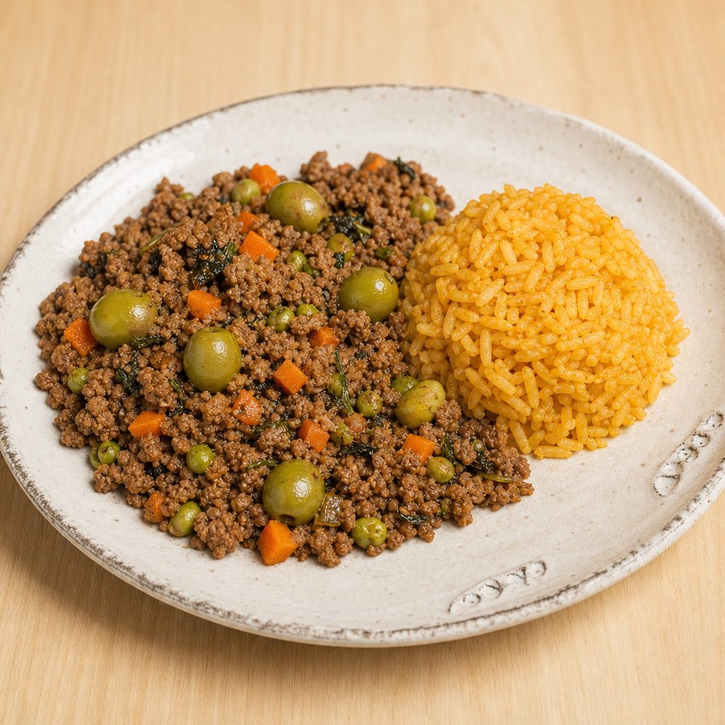 Kid's picadillo.