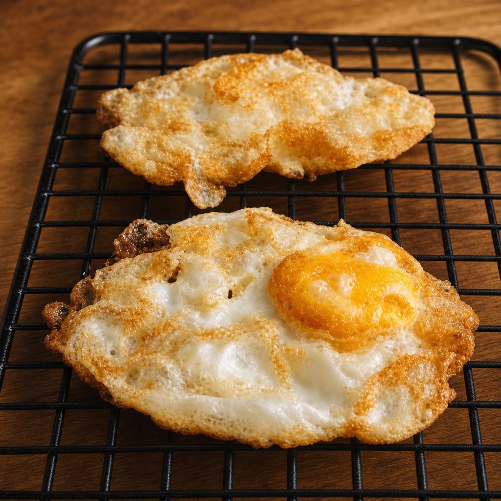 2 Fried eggs.