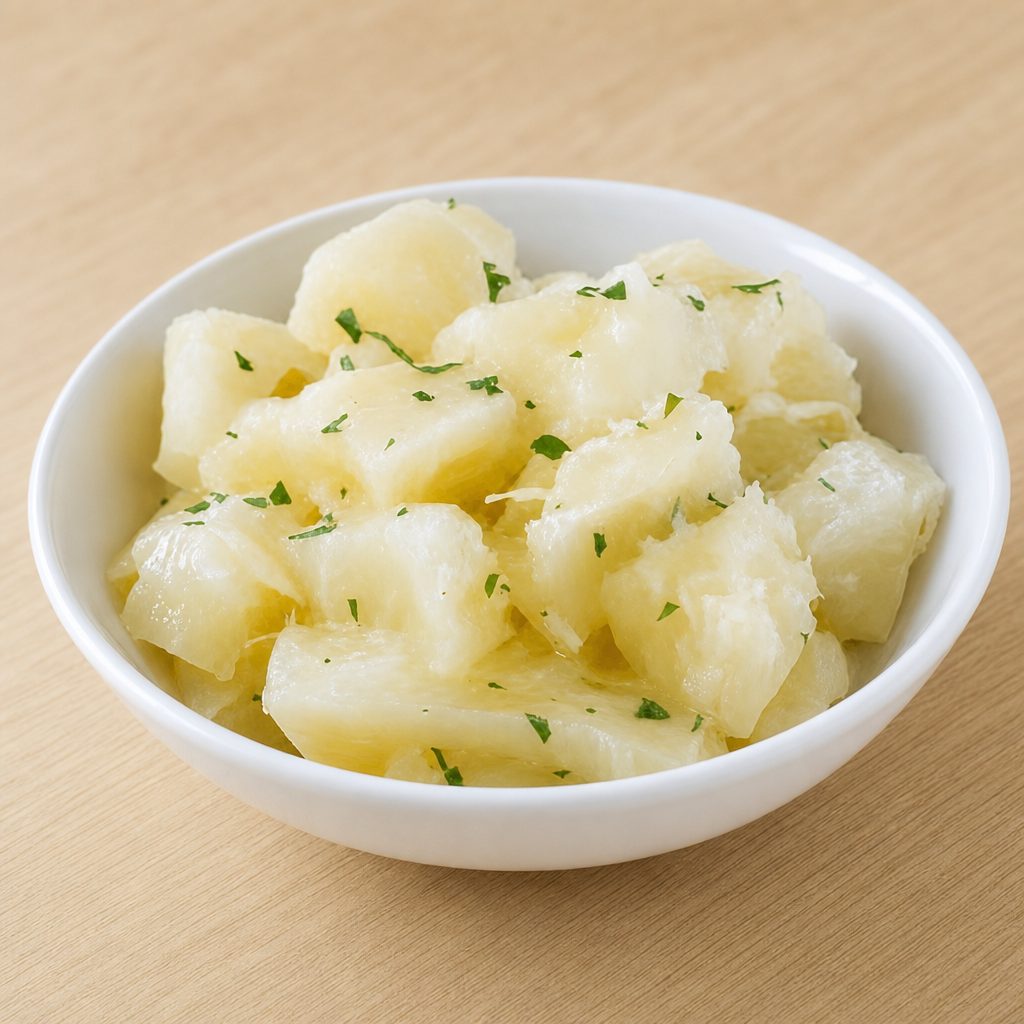 Yuca con mojo.
