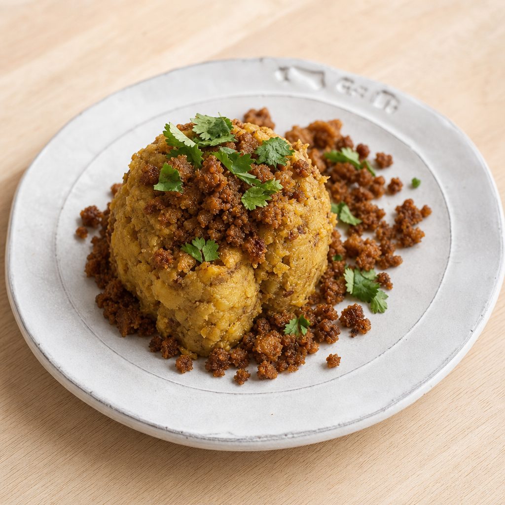 Mofongo chicharron.