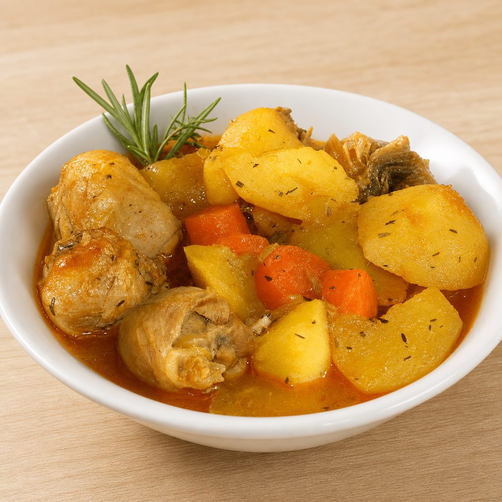 Pollo Guisado Tray.