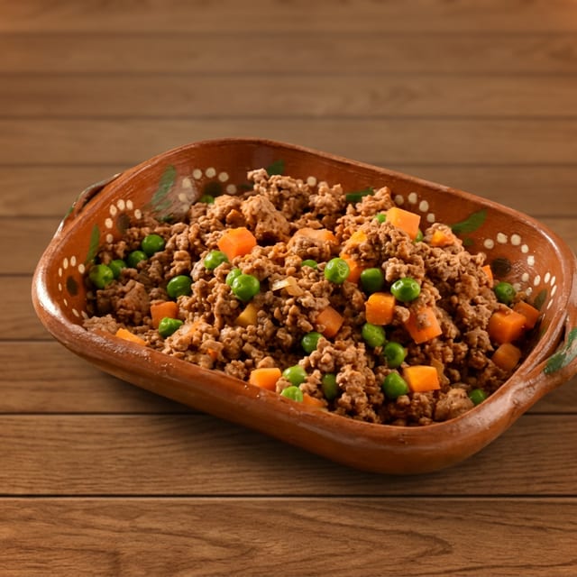 Picadillo tray.