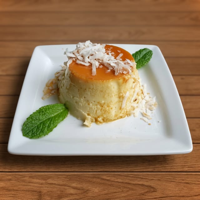 Coconut Flan.