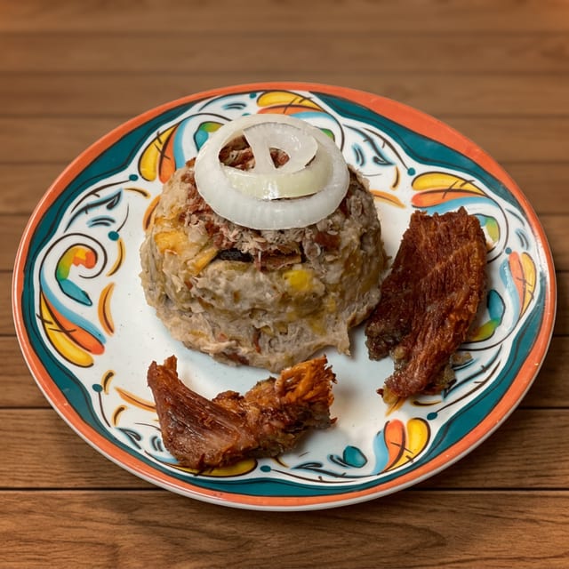 Mofongo lechon.