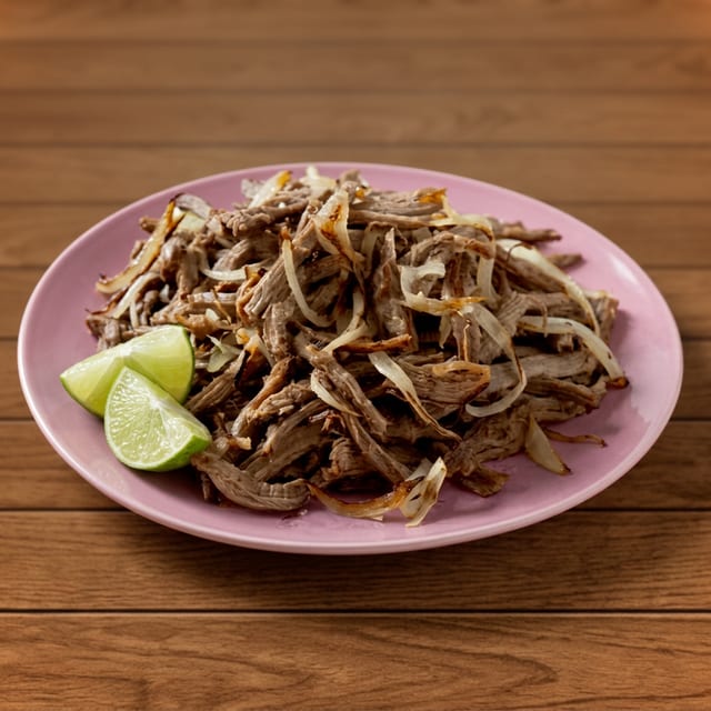Vaca frita tray.