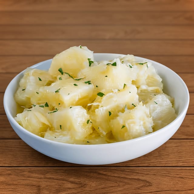 Yuca con mojo.