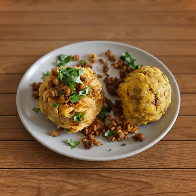 Mofongo chicharron.
