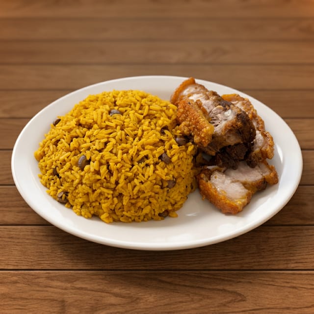 Lunch chicharron.